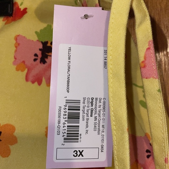 •WILD FABLE•NWT YELLOW FLORAL SKORT SIZE 3X - Picture 5 of 11